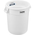 Global Industrial Round White, Plastic 240458WH